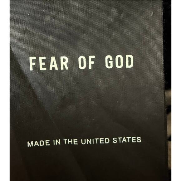 Fear of God Drawstring Straight Leg 100% Cotton Track Pants Made in USA Sz XXL - Picture 9 of 9